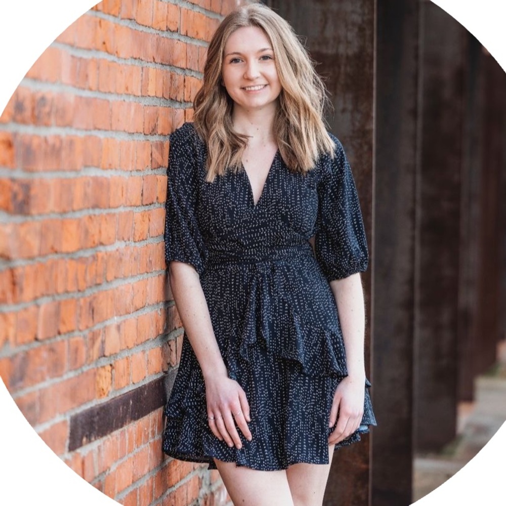 Chelsea28 Black/White Mini Polka Dot Dress